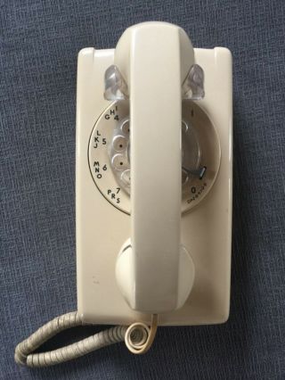 Rare Vintage Bell System Western Electric Wall Rotary Telephone