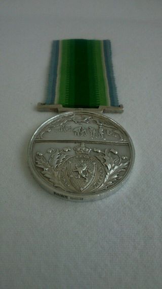 Royal Caledonian Curling Club Antique Scottish Silver Medal Trophy 1909 Glasgow