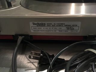 Vintage Technics SL - 1400 MK2 audiophile direct drive turntable w/ Stanton 500. 12
