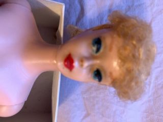 Vintage 1959 Barbie Doll - Blonde Ponytail Stock 850