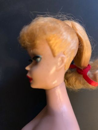 Vintage 1959 Barbie Doll - blonde ponytail stock 850 5