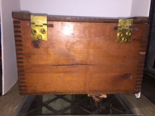 Antique Winchester Western Wood Ammo Crate Box 4