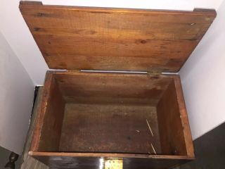 Antique Winchester Western Wood Ammo Crate Box 7
