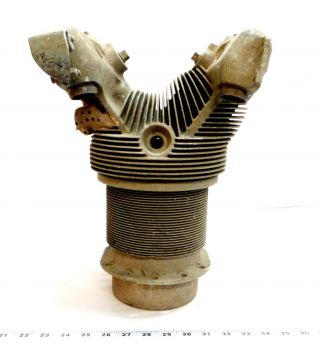 Vintage Aviation Radial Engine R - 985 Cylinder USAF Military Aircraft 2 5