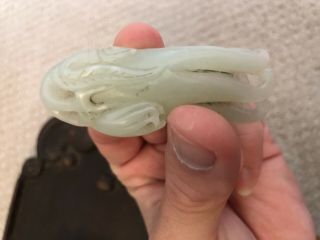 19th C Antique Chinese White Jade Buddha’s Hand toggle 3