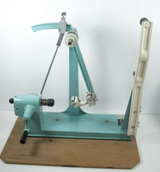 Vintage 3m Sasheen S - 72 Turquoise Heavy Duty Bow Maker / Craft Wrapping Machine