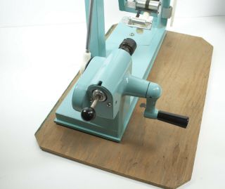 Vintage 3M Sasheen S - 72 Turquoise Heavy Duty Bow Maker / Craft Wrapping machine 2