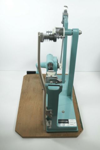 Vintage 3M Sasheen S - 72 Turquoise Heavy Duty Bow Maker / Craft Wrapping machine 6