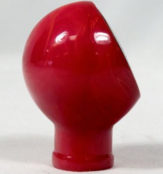 Vintage Genesee Brewing Light Ale Beer Ball Tap Knob Handle Red Rochester NY 5