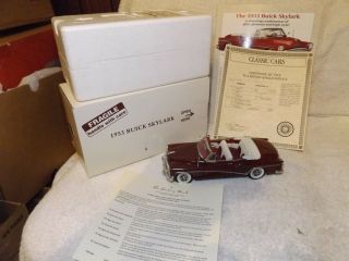 Vintage Danbury - - 1953 Buick Skylark Convertible - 1/24 Scale - W/title & Papers