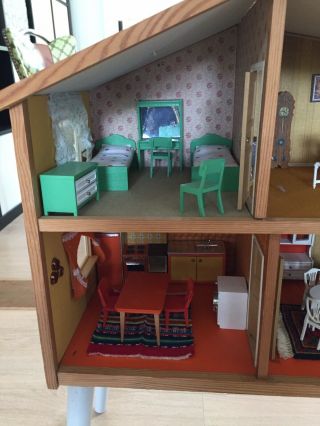 This Is A Rare Early 1960’s Lundby Dollhouse From Sweden. 8