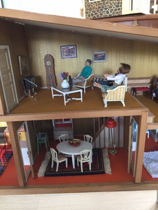 This Is A Rare Early 1960’s Lundby Dollhouse From Sweden. 9