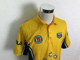 Vintage Fila Cricket Australia Mens ODI One Day Cricket Jersey Size XL 2