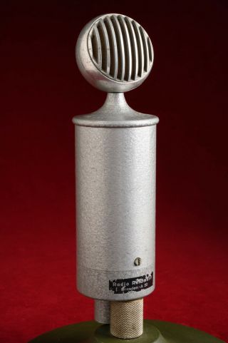 Extremely Rare Reissmann Ldc Tube Condenser Microphone W/ Ef - 12 To Ef - 86 Adapter