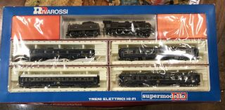Rare Vintage Rivarossi Ho Orient Express.  Nord Pacific 4 - 6 - 2 Locomotive W/7 Cars