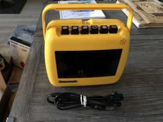Vintage 1970 Panasonic Rq - 711 S Cassette Tape Recorder Gloss Yellow W/ac Cord