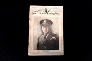 Vintage 1941 Fort Lewis Sentinel Army Newspaper Volume 1 Number 4
