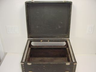 Vintage Ampex 350 351 354 Reel to Reel Tape Recorder Transport Case With Lid 4