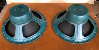 Pair Vintage Altec 416a 16 Ohm Woofers For Vott Speaker