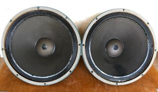 Pair Vintage Altec 416A 16 Ohm Woofers For VOTT Speaker 7
