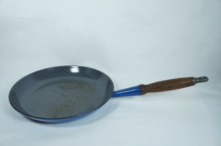 Le Creuset 29 " Cast Iron Vintage French Skillet Frying Pan Made In France