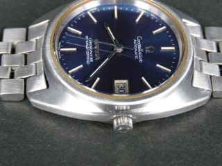 VINTAGE OMEGA CONSTELLATION CHRONOMETER SS STEEL SWISS DATE AUTOMATIC MENS WATCH 2