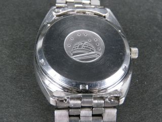 VINTAGE OMEGA CONSTELLATION CHRONOMETER SS STEEL SWISS DATE AUTOMATIC MENS WATCH 9