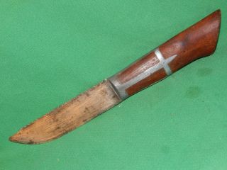 Vintage Antique Civil War Era? Hunting Knife,  High Carbon - Steel