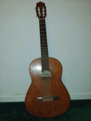 Vintage Takeharu Guitar,  1977 6 String Guitar Gt 3/4 70807 Rare