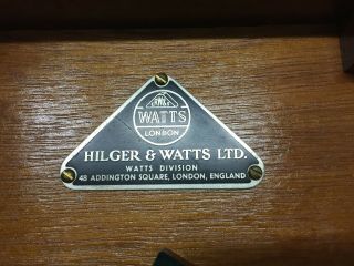 HILGER and WATTS LONDON VINTAGE CENTRE LOCATOR FOCAL PLANE 4