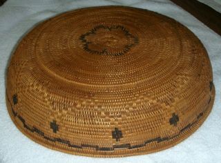 Vintage Antique Large Northern California Native American Indian Basket 11 1/2 