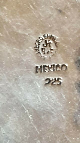 LARGE STERLING MEXICO EN HECHO MEDALLION PENDANT AZTEC MAYAN WARRIOR STAMPED 925 4