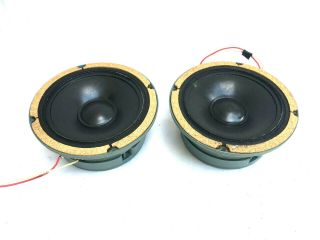 Rare Vtg Heathkit Bozak Speakers Pair (2) 6.  5 " Midrange Mids 401 - 152