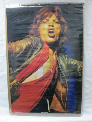 Mick Jagger Singer Vintage Poster Garage Rolling Stones Cng41