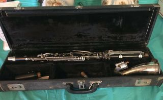 Vintage Selmer Bundy Alto Clarinet S/n 18078 With Yamaha 4c Mouthpiece
