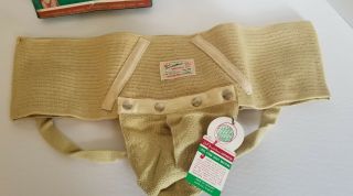 Vtg DURIBILKNIT BUB 98 JOCK STRAP XL 42 