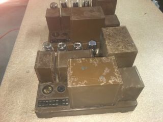 Pair 1929 RCA Victor Vintage 245 Tube Amplifiers 45 triode 8