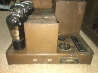 Pair 1929 RCA Victor Vintage 245 Tube Amplifiers 45 triode 9