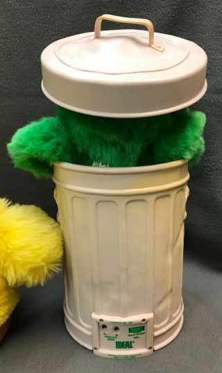 Vintage IDEAL Sesame Street BIG BIRD OSCAR THE GOUCH COOKIE MONSTER INTERACTIVE 5