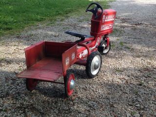 Vintage Murray Pedal Tractor and Payload Trailer 3
