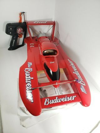 Vintage Rare Miss Budweiser U - 1 Hydroplane Rc Nitro Boat 1/12 Scale Read All