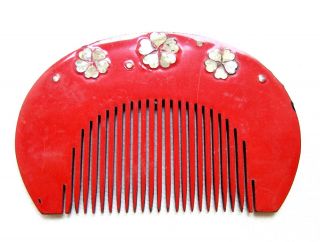 Vintage Japanese kanzashi comb hairpin geisha set hair accessory (ABF) 3