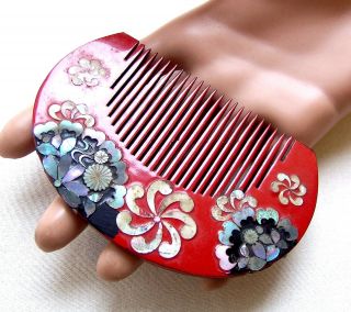 Vintage Japanese kanzashi comb hairpin geisha set hair accessory (ABF) 7