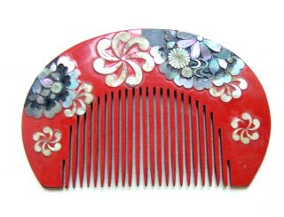 Vintage Japanese kanzashi comb hairpin geisha set hair accessory (ABF) 8
