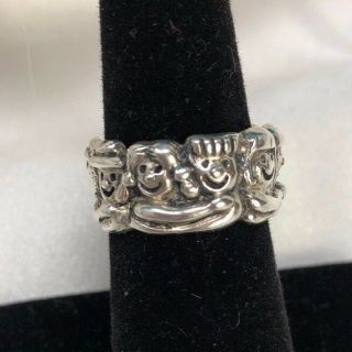 Children of the World Ring Mexico EFS 925 Sterling Silver Sz 7 HTF Rare Vintage 5