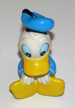 Vintage Walt Disney Productions Donald Duck Rubber Squeaky Made Of Korea