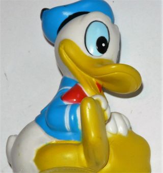 Vintage Walt Disney Productions Donald Duck Rubber Squeaky Made of Korea 2