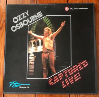 Ozzy Osbourne - Captured Live Rare Triple Lp Set Rko Radio Network,  1983.