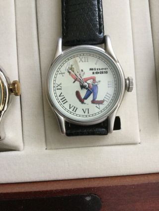 Vintage Walt Disney Company Celebrating 75 Years Of Love & Laughter 6 Watch Set 4