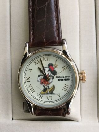 Vintage Walt Disney Company Celebrating 75 Years Of Love & Laughter 6 Watch Set 5